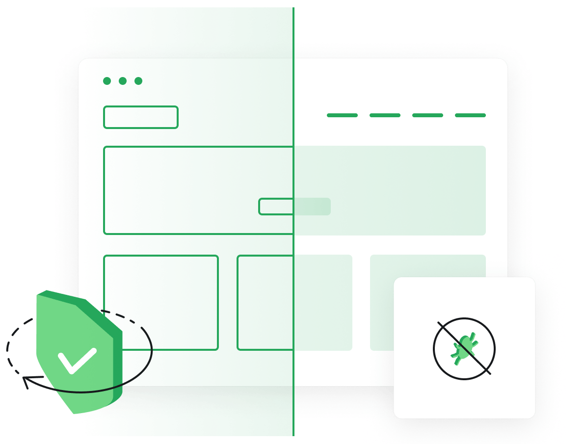 Professional security features for your website